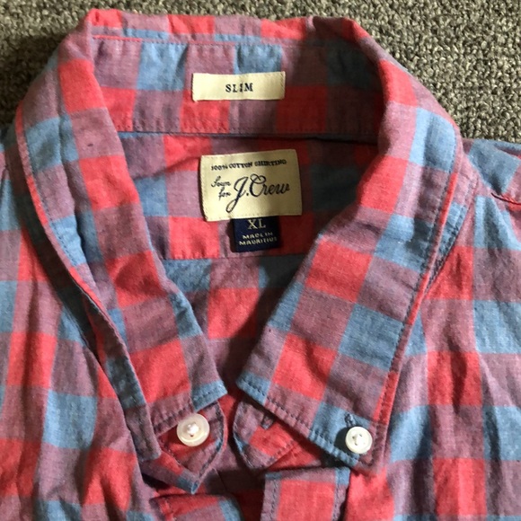 Lot of (3) J CREW Oxford Button Front Extra Large Shirts Slim fit 100% cotton XL - Picture 5 of 13